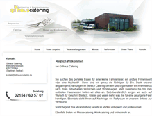 Tablet Screenshot of gillhaus-catering.de